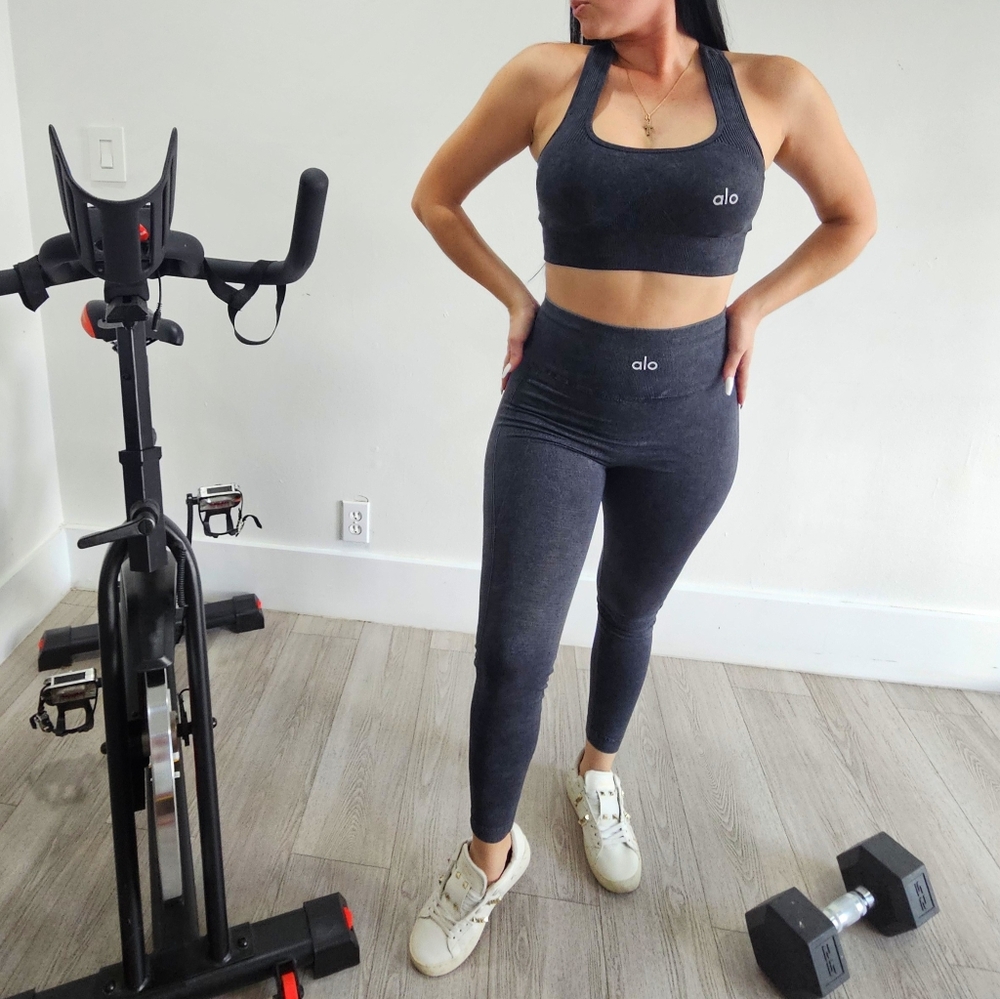 Alo Black Activewear Set